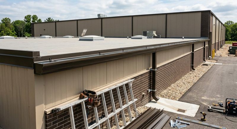 Factory Gutter Installation in Sacramento, CA