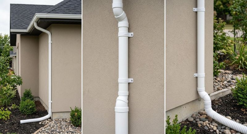 Plastic Downspout Installation in Arvada, CO