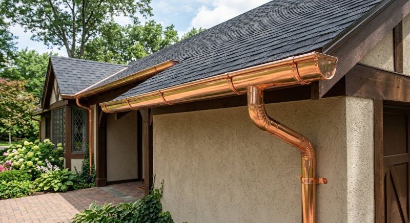 Copper Gutter Replacement in Mcdonough, GA