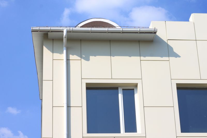 Gutter Installation on Modern Home