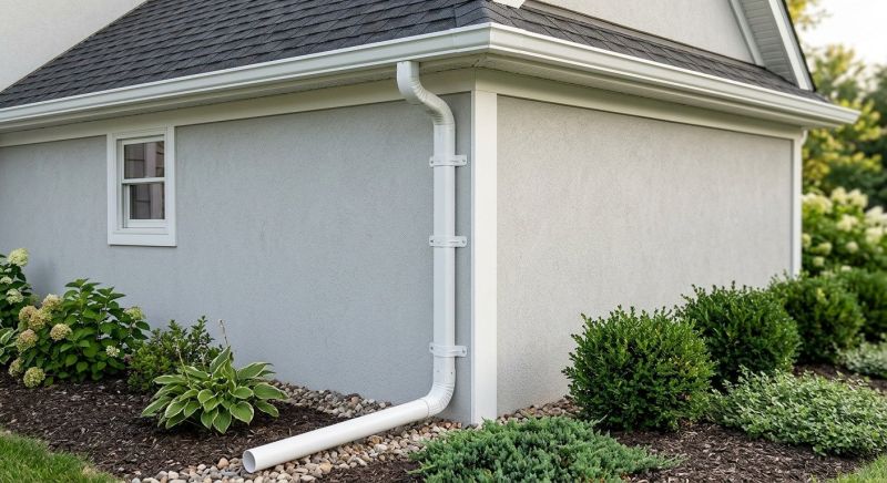Plastic Downspout Installation in Arvada, CO