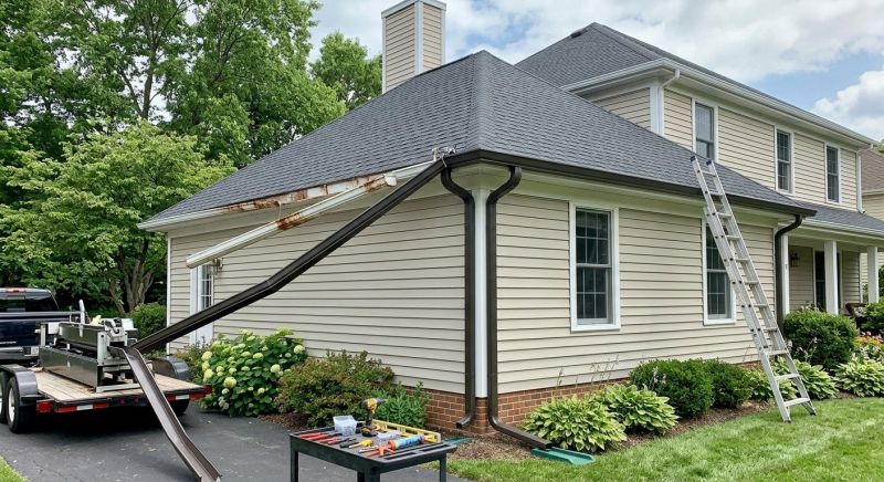 Steel Rain Gutter Installation in Everett, WA