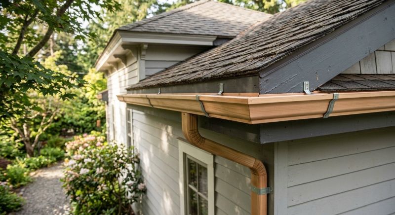 Wood Rain Gutter Installation in Clarksville, TN